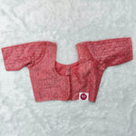 Twill Net ELB Coral Blouse