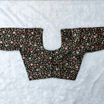 Arctic Bloom Black with Floral Print Blouse
