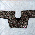 Arctic Bloom Black with Floral Print Blouse