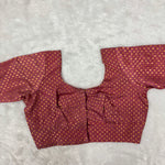 Kora Silk ELB Pink with Gold Dots