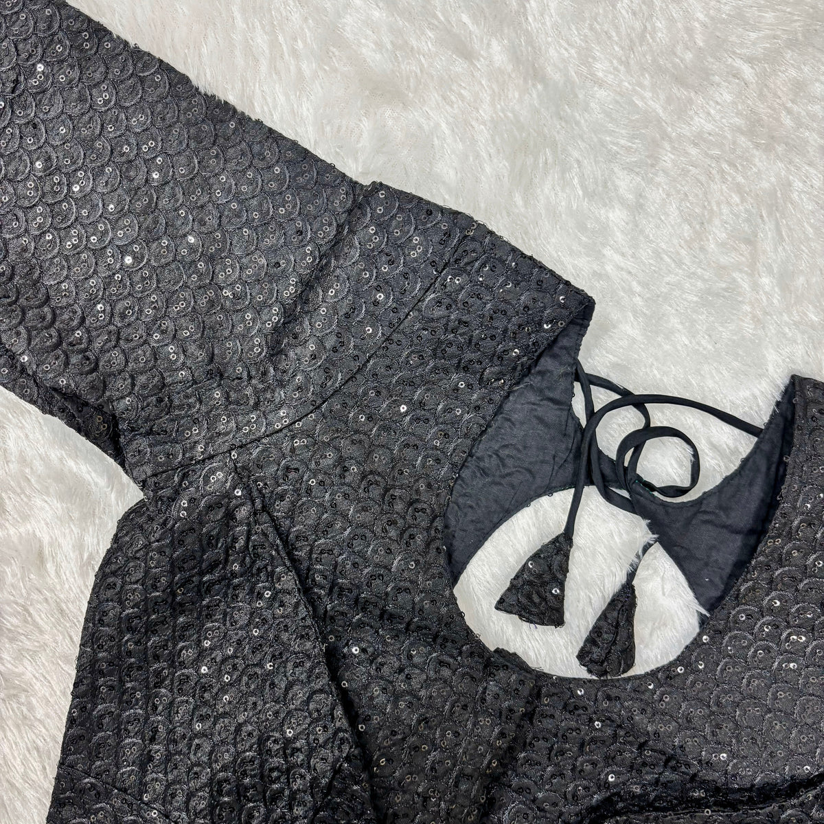 Glitter Black Party Wear
