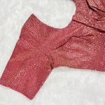 Pink Glitter Fendy Check Exclusive Ladies Blouse (ELB)