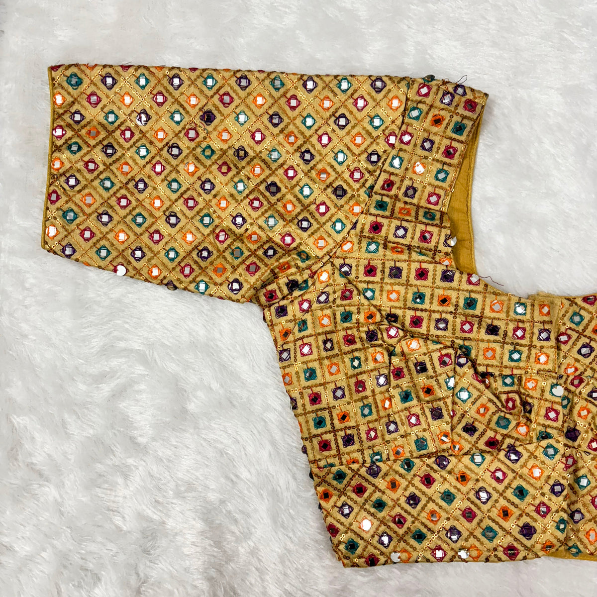 Diamond Delight Yellow Blouse