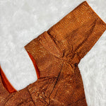 Zoba Copper Silk Blouse