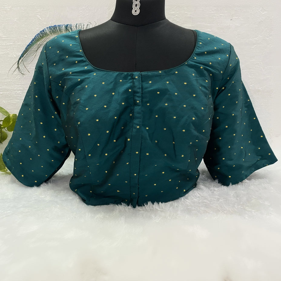 Teal Designer Premium Padded Blouse