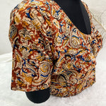 Everyday Cotton Handloom Kalamkari Blouse - Red