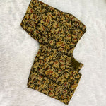 Everyday Cotton Handloom Kalamkari Blouse - Olive Green