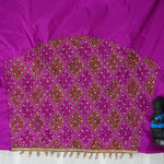Diamond Jaal Aari Work Blouse Material