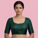 Teal Designer Premium Padded Blouse
