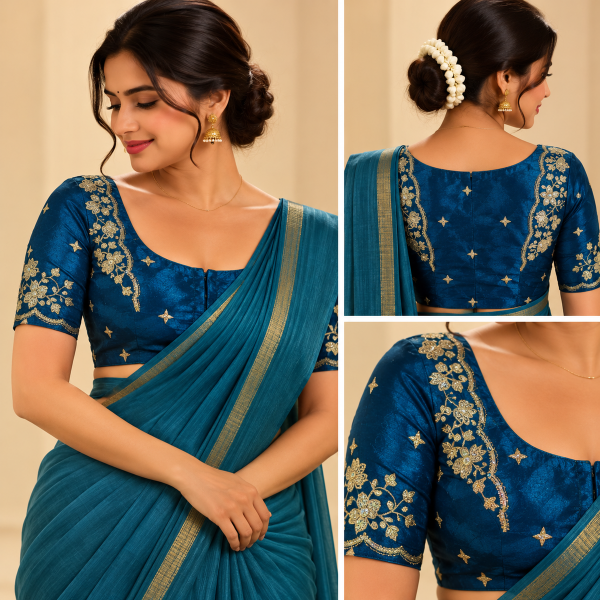 Teal Embrace Glitter Exclusive Ladies Blouse (ELB)