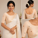 Royal Cosmos Embroidered Blouses