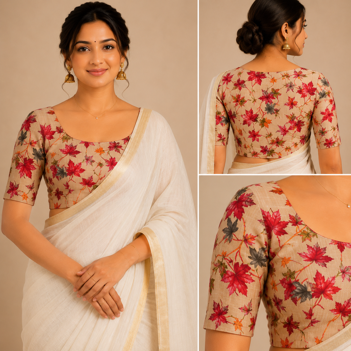 Voile Floral Blouse