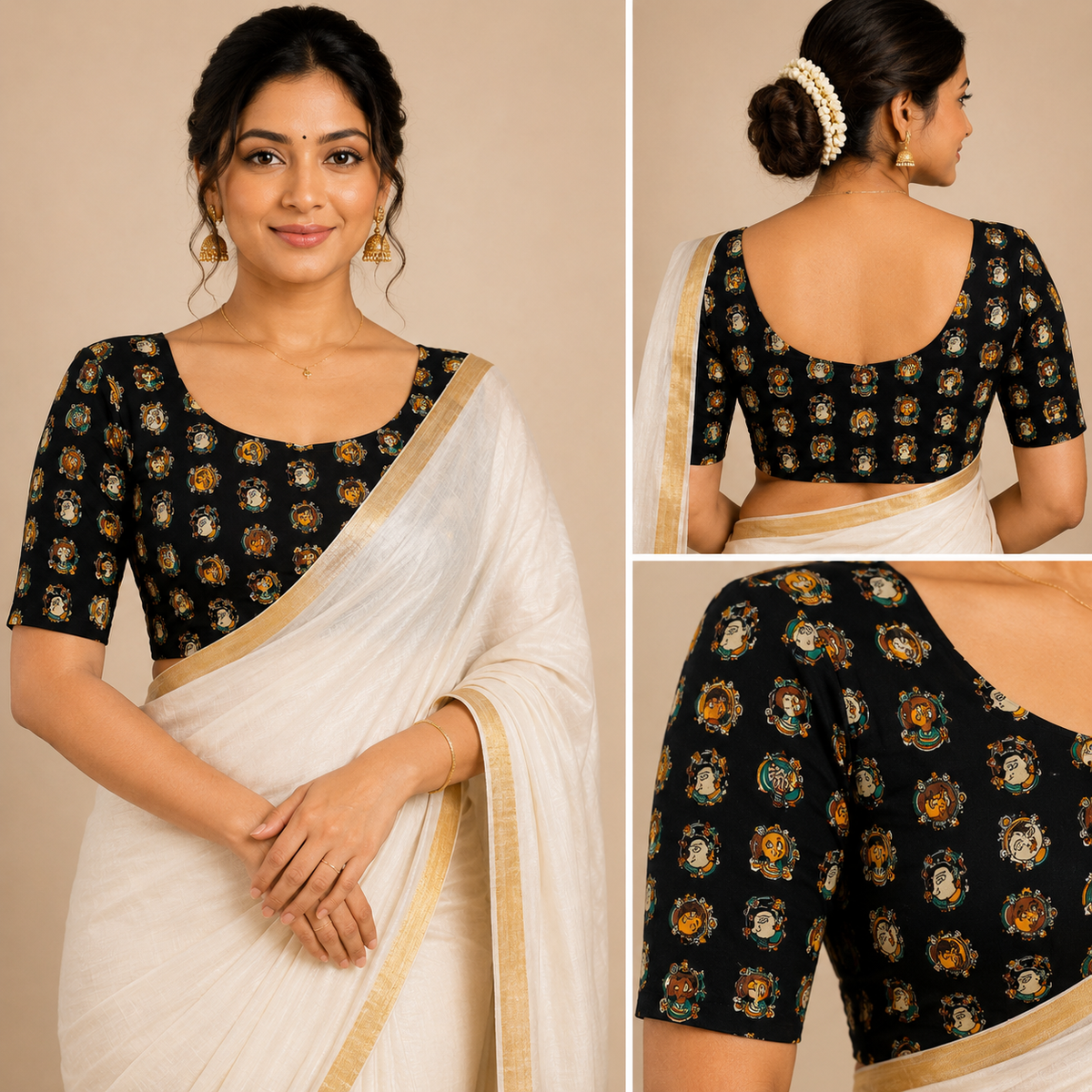 Kalamkari Muse Printed Blouse