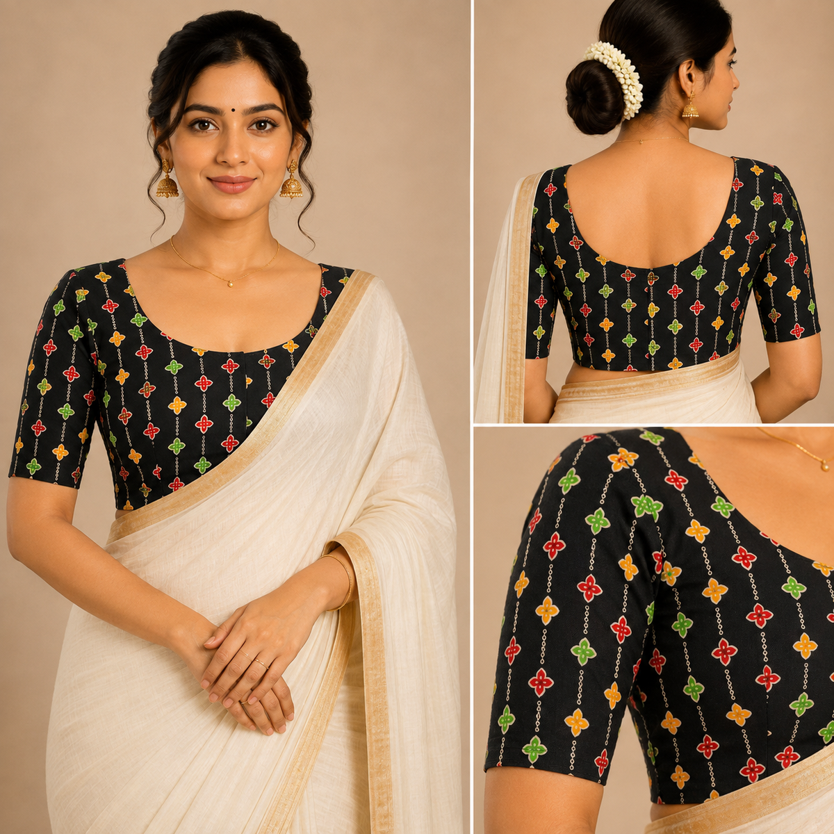 Google Print Blouse-2