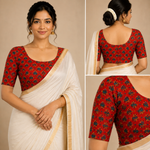 Google Print Blouse