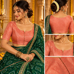 Butta Work Banaras Butta Readymade Blouse