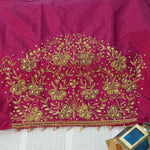 Simple Aariwork Material – Butterfly Design with Beads work