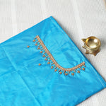 Simple Aariwork Material - Necklace Design With Beads Work