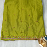 Simple Aariwork Material - Necklace Design With Beads Work