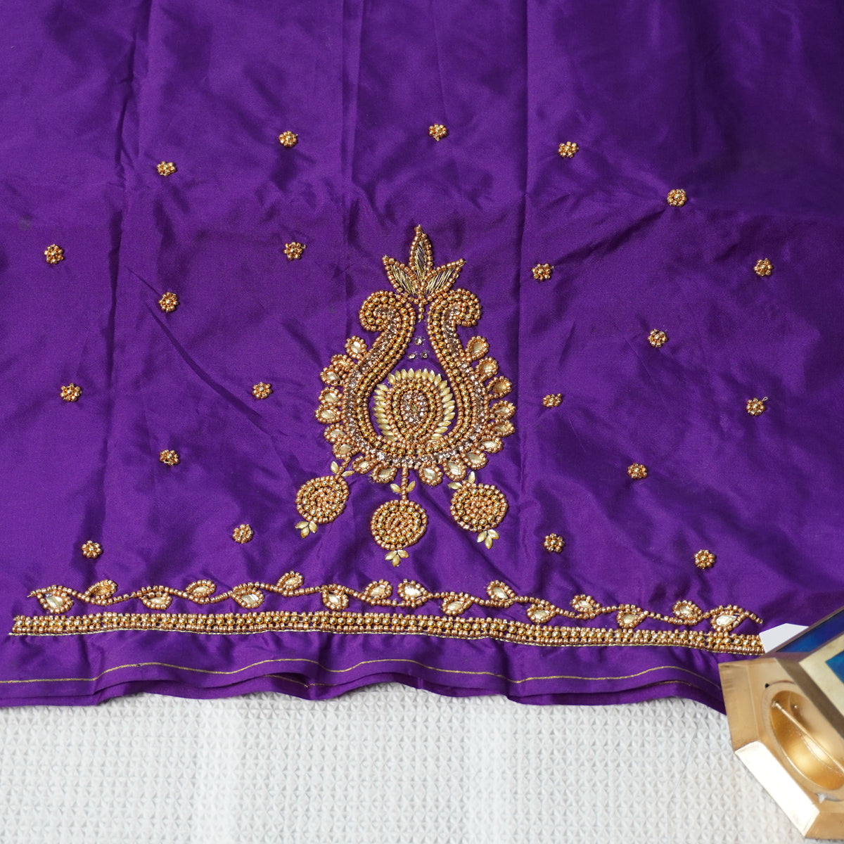 Aari Work Blouse Material - 7