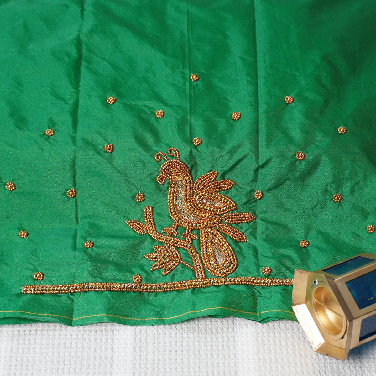 Aari Work Blouse Material - 4