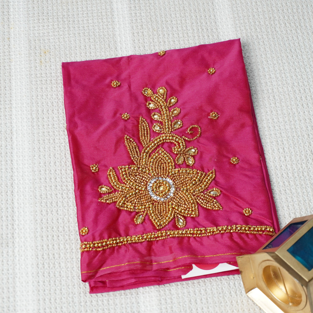 Aari Work Blouse Material - 3