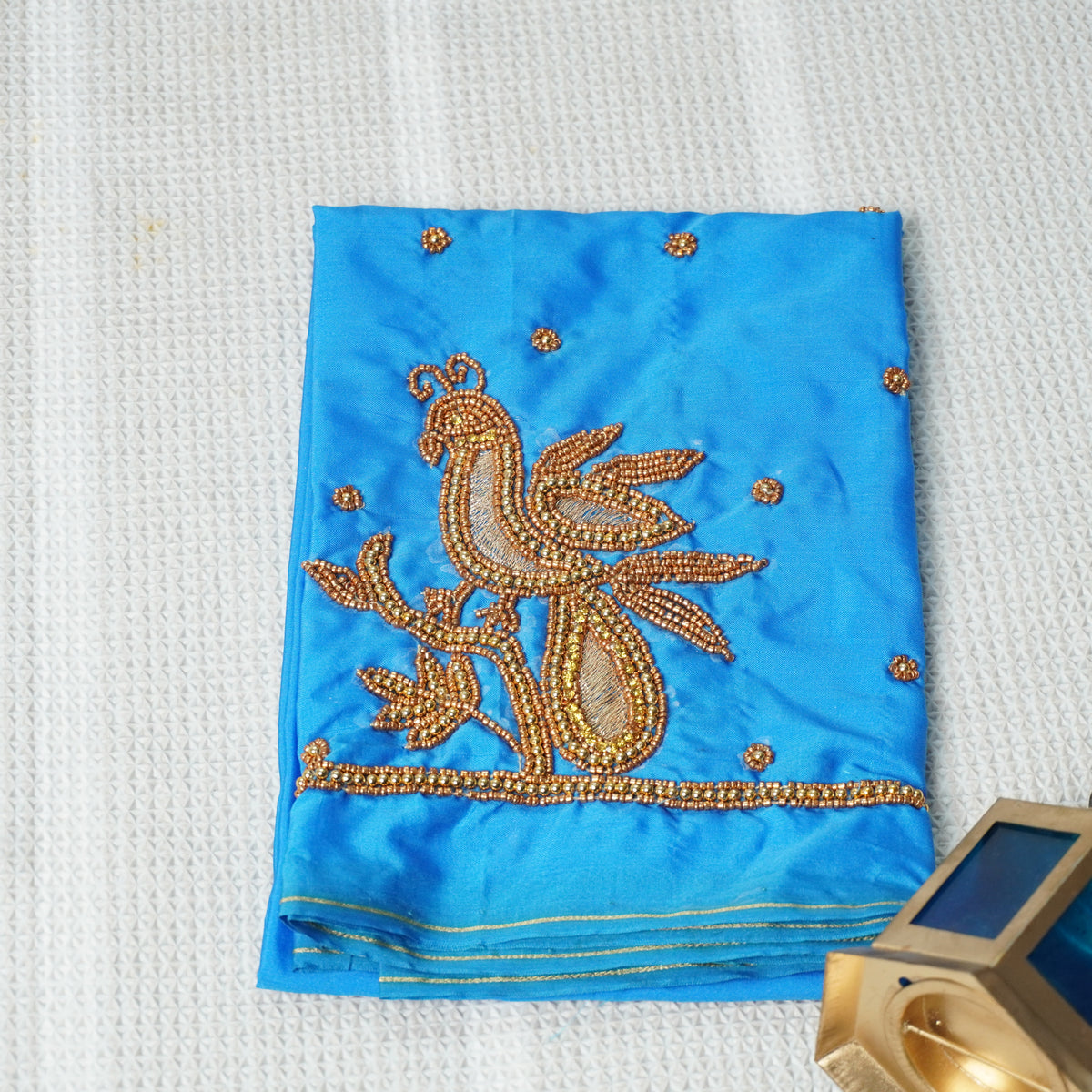 Aari Work Blouse Material - 4