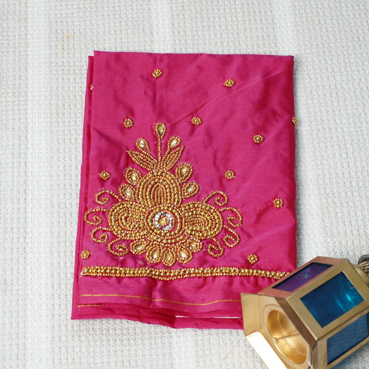 Aari Work Blouse Material - 6