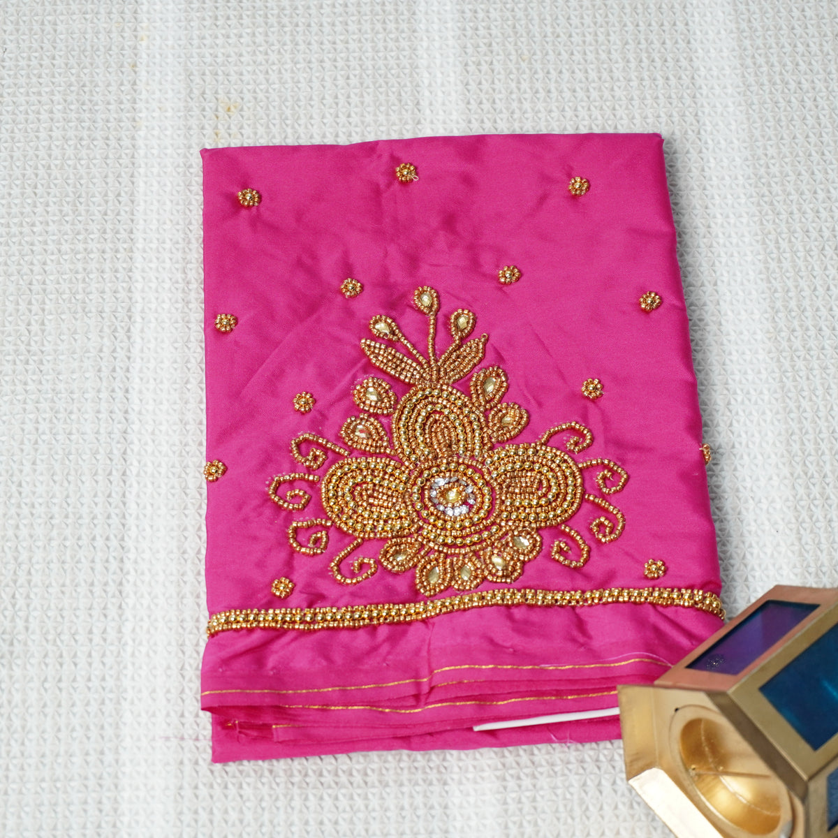 Aari Work Blouse Material - 6