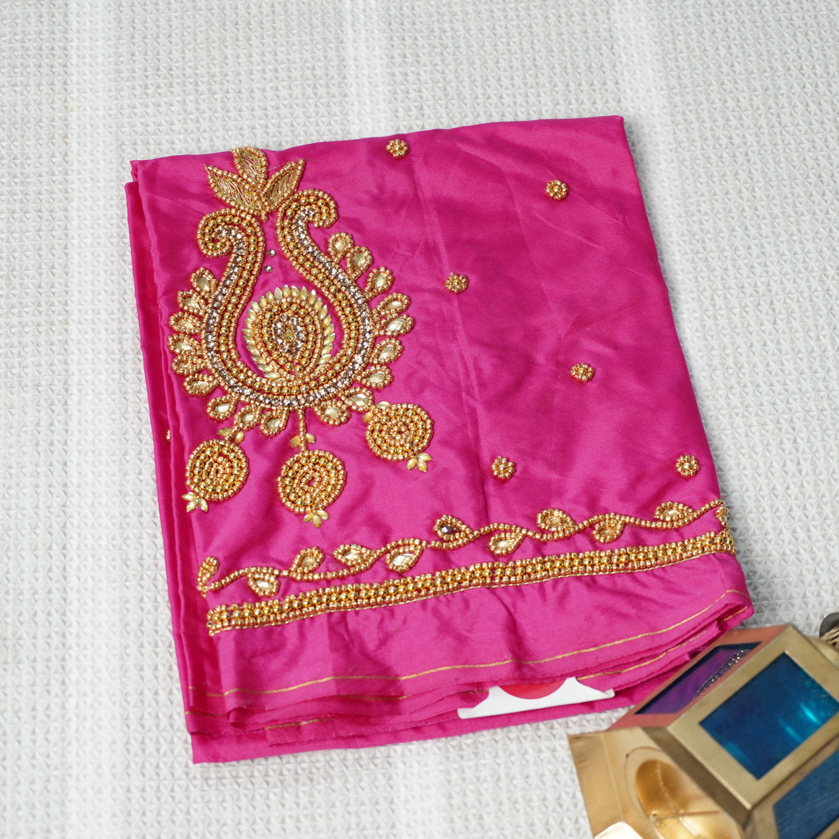 Aari Work Blouse Material - 7