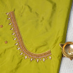 Zari Wave Aari Work Heavy Aariwork Material Blouse