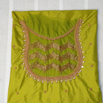 Zari Wave Aari Work Heavy Aariwork Material Blouse