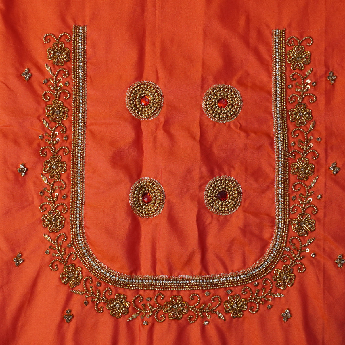 Heavy Aariwork Material Blouse – Regal Aari Work