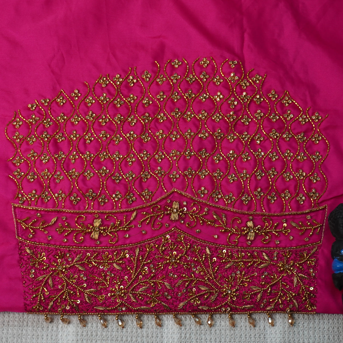 Heavy Aariwork Material Blouse – Regal Aari Work