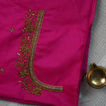 Heavy Aariwork Material Blouse – Regal Aari Work