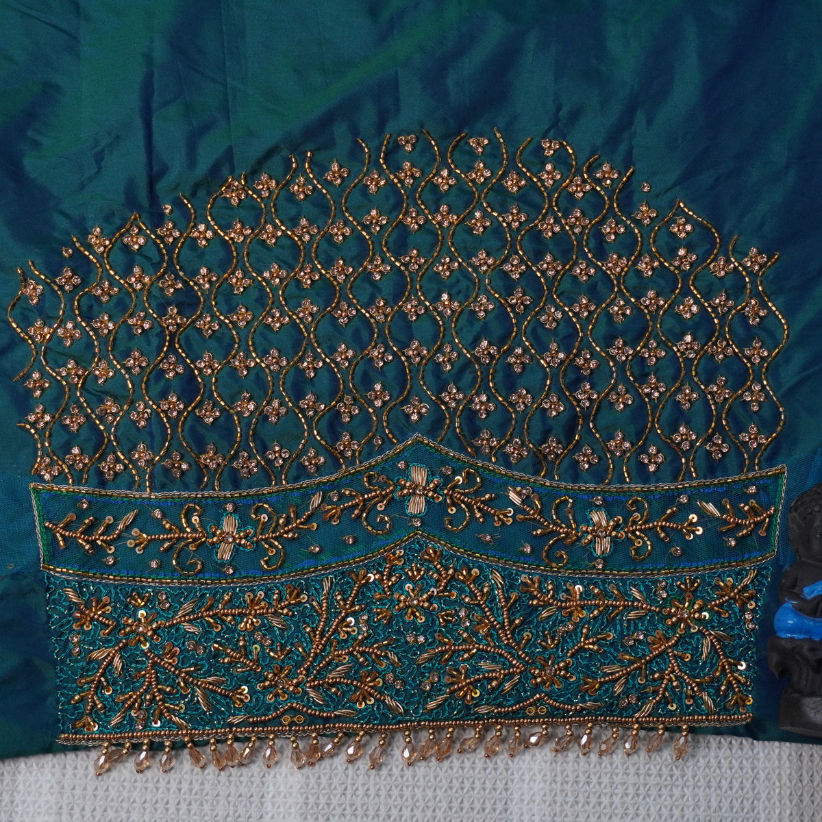 Heavy Aariwork Material Blouse – Regal Aari Work