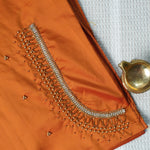 Diamond Jaal Aari Work Blouse Material