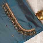 Diamond Jaal Aari Work Blouse Material