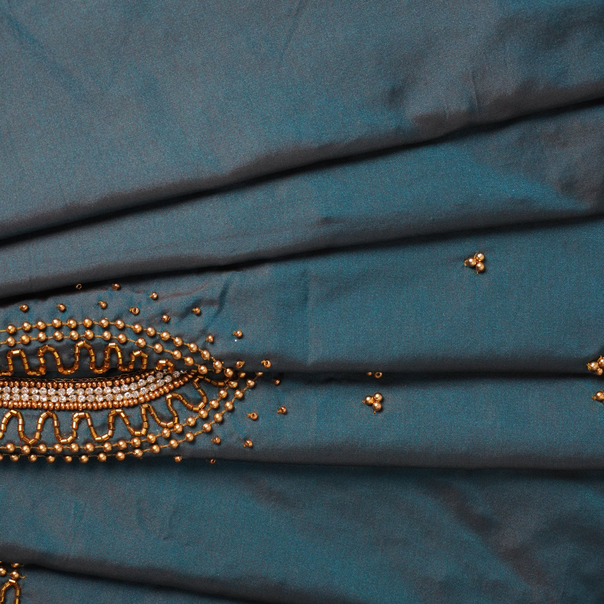 Diamond Jaal Aari Work Blouse Material