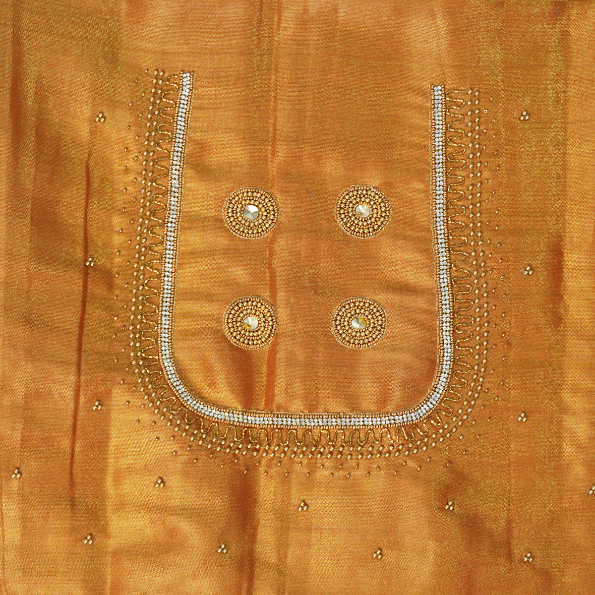 Diamond Jaal Aari Work Blouse Material