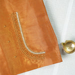 Diamond Jaal Aari Work Blouse Material