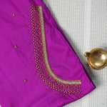 Diamond Jaal Aari Work Blouse Material