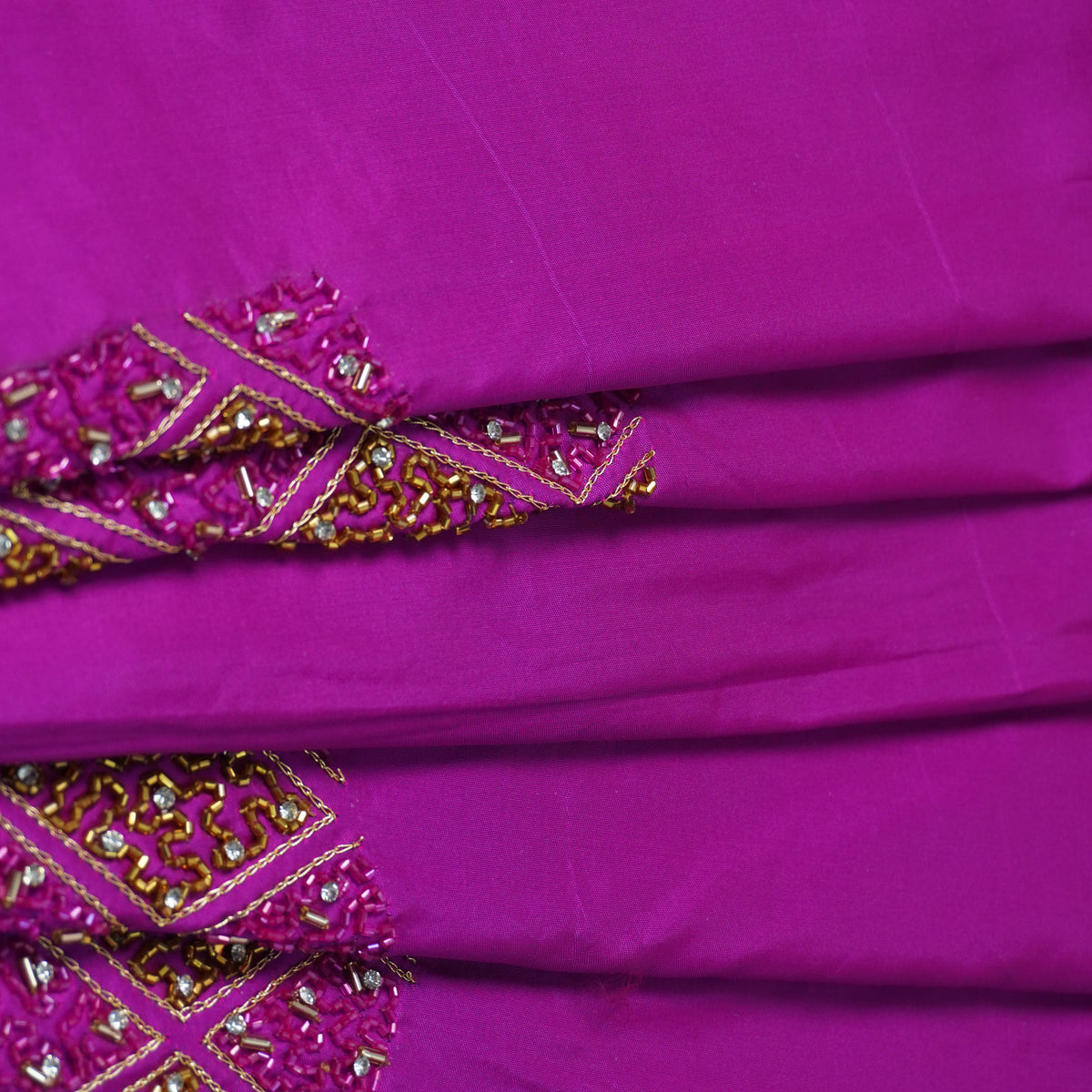 Diamond Jaal Aari Work Blouse Material