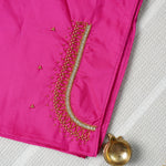 Diamond Jaal Aari Work Blouse Material