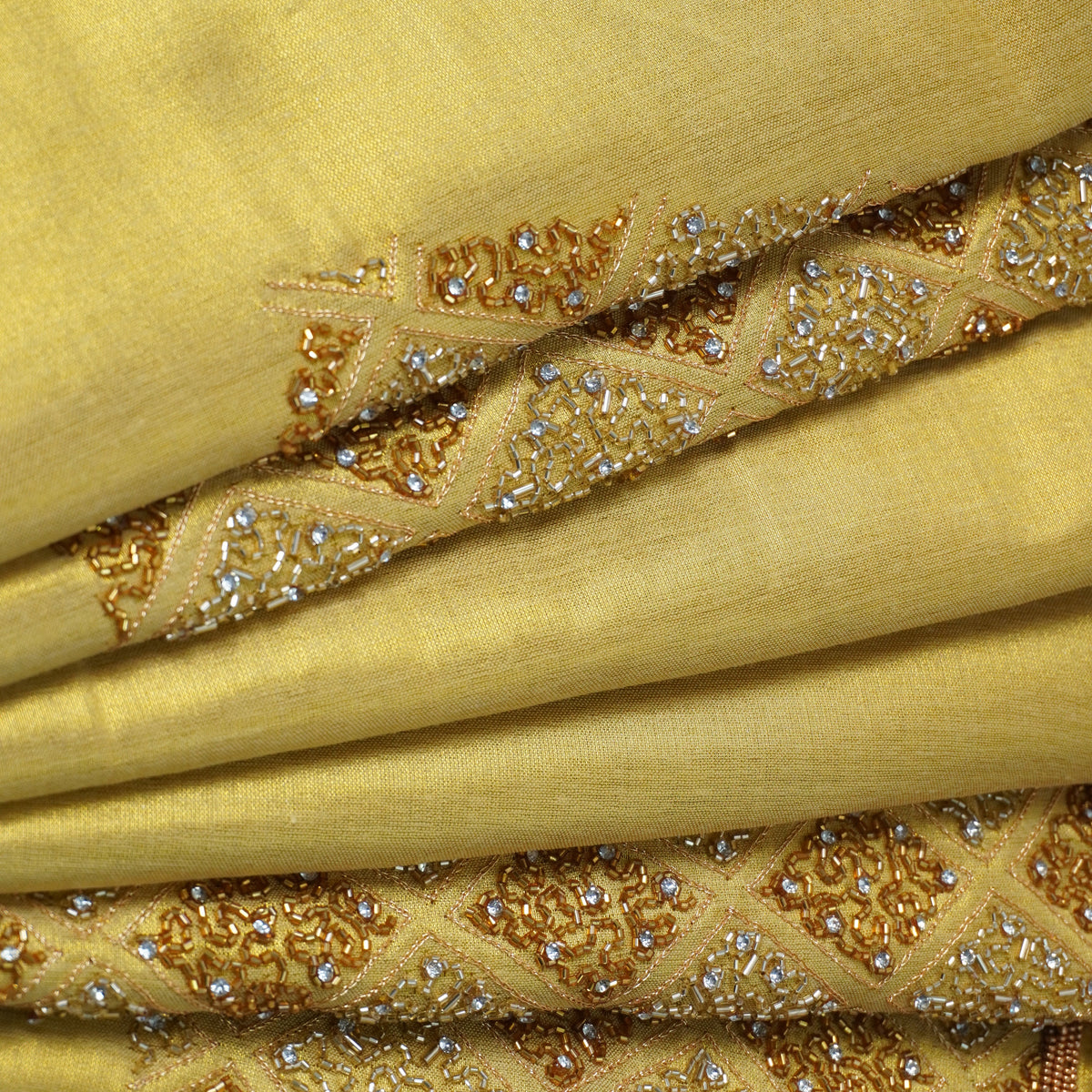 Diamond Jaal Aari Work Blouse Material
