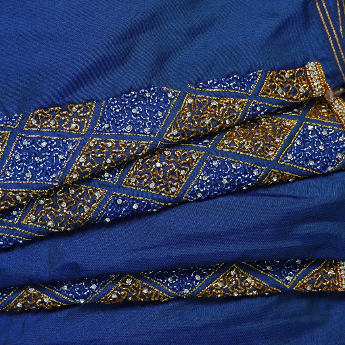 Diamond Jaal Aari Work Blouse Material