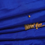 Floral Vine Aari Work Blouse Material