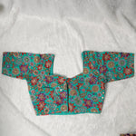 Rajasthani Style Multi Color Floral Printed Multi-Thread Embroidery Readymade Blouse