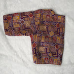Pure Viscose Jacquard With Position Print Work Vintage Blouse