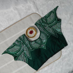 Lotus Embroidered Designer Readymade Blouse